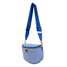 Load image into Gallery viewer, Woven Checkered Crossbody Bag *Pre Order* 22 Colors