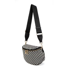 Load image into Gallery viewer, Woven Checkered Crossbody Bag *Pre Order* 22 Colors