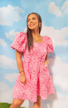 Load image into Gallery viewer, Dolly Doll Jacquard Dress, Pink