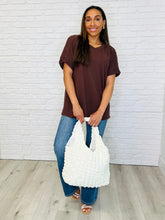 Load image into Gallery viewer, Comfy Cruising Top and Biker Shorts Set in Mahogany