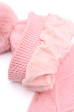 Load image into Gallery viewer, Jane Frost Beanie, Glove, and Scarf Set in Pink