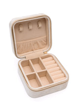 Load image into Gallery viewer, Kept and Carried Velvet Jewelry Box in Ivory