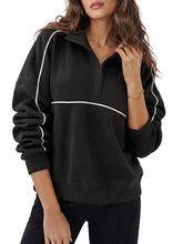 Load image into Gallery viewer, PREORDER: Piped Quarter Zip Pullover 7.20.26