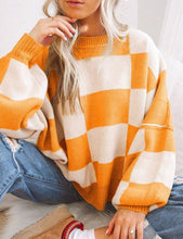 Load image into Gallery viewer, PREORDER: Cozy Checker Sweater 8.10.26