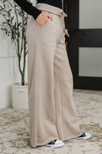 Load image into Gallery viewer, Lounge Line Wide Leg Sweats in Ash Mocha