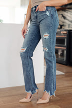 Load image into Gallery viewer, O'Hara Destroyed Straight Jeans
