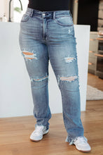 Load image into Gallery viewer, O'Hara Destroyed Straight Jeans