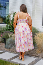 Load image into Gallery viewer, Pastel Petals Floral Midi Dress
