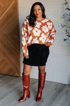Load image into Gallery viewer, Patches of Flowers Floral Sweater