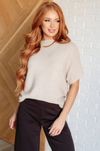Load image into Gallery viewer, Relaxing Away Dolman Sleeve Knit Top in Taupe