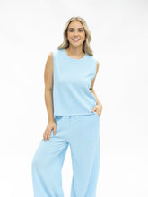 Load image into Gallery viewer, The Earhart Top, Blue