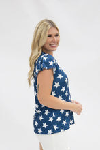 Load image into Gallery viewer, The Nicole V-Neck Top, Stars