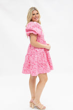 Load image into Gallery viewer, Dolly Doll Jacquard Dress, Pink
