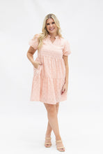 Load image into Gallery viewer, V-Neck Checkered Dress, Pink
