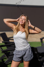 Load image into Gallery viewer, Go-Getter Shorts, Black/White Gingham