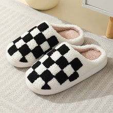 Load image into Gallery viewer, PREORDER: Checkered Cozy Slippers 8.17.26