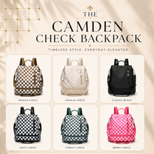 Load image into Gallery viewer, PREORDER: The Camden Check Backpack RERUN 8.10.26