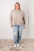 Load image into Gallery viewer, Simply Basic Ribbed Hacci Sweater in H Mocha