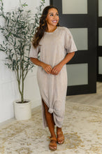 Load image into Gallery viewer, Soft But Savage Casual T-Shirt Dress in Beige