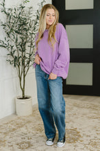 Load image into Gallery viewer, Sunday Snug Relaxed Pullover in Lavender