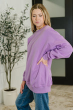 Load image into Gallery viewer, Sunday Snug Relaxed Pullover in Lavender