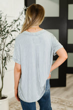 Load image into Gallery viewer, Sunday's Bestie Mineral Wash Top in Light Grey