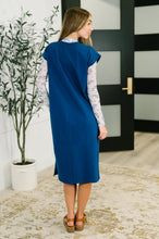 Load image into Gallery viewer, Sweet Like That Casual Dress in Light Navy