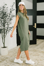 Load image into Gallery viewer, Sweet Like That Casual Dress in Light Olive
