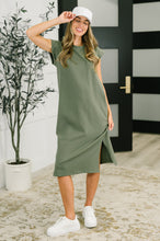 Load image into Gallery viewer, Sweet Like That Casual Dress in Light Olive