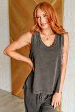 Load image into Gallery viewer, Taking It Easy Tank and Pants Set in Black