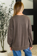 Load image into Gallery viewer, Talk Cozy to Me Stepped Hem Pullover in Brown