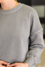 Load image into Gallery viewer, Talk Cozy to Me Stepped Hem Pullover in Sleet