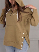 Load image into Gallery viewer, Scentsy Side Snap Quarter-Zip Hoodie