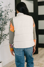 Load image into Gallery viewer, That's What I'm Talkin' About Puffer Vest in Sand Beige