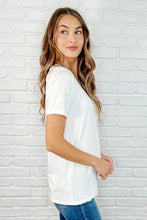 Load image into Gallery viewer, The Every Outfit Basic V-Neck Top in Off White