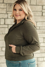 Load image into Gallery viewer, Where Are You Zip Up Jacket in Olive