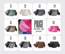 Load image into Gallery viewer, PREORDER: Paige Double zip purse 11.3.25 osym