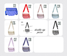 Load image into Gallery viewer, PREORDER: Paige Double zip purse 11.3.25 osym