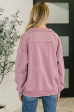 Load image into Gallery viewer, You Should Know Half Zip Pullover in Light Rose
