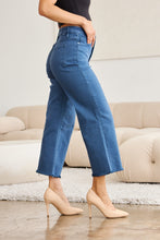 Load image into Gallery viewer, RFM Full Size Tummy Control High Waist Raw Hem Jeans
