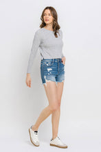 Load image into Gallery viewer, Vervet by Flying Monkey Distressed Raw Hem Denim Shorts