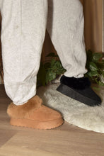 Load image into Gallery viewer, WILD DIVA Faux-Fur Platform Slip On Booties