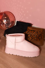 Load image into Gallery viewer, WILD DIVA Leopard Suede Round Toe Platform Booties