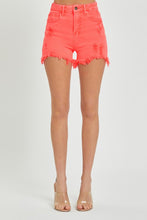 Load image into Gallery viewer, RISEN High Rise Distressed Denim Shorts