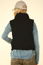 Load image into Gallery viewer, VERY J Zip Up Padded Corduroy Puffer Vest