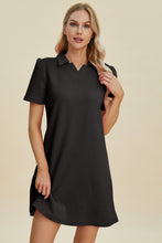 Load image into Gallery viewer, Double Take Full Size Texture Short Sleeve Dress