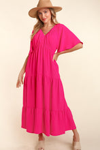 Load image into Gallery viewer, Haptics Tiered Babydoll Maxi Dress with Side Pocket