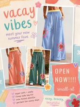 Load image into Gallery viewer, PREORDER: Vacay Vibe Pant 6.29.26 osym