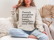 Load image into Gallery viewer, Flannels Pumpkins Sweatshirt in Multiple Colors