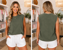 Load image into Gallery viewer, PREORDER: Mineral Washed Oversized Tank 7.13.26
